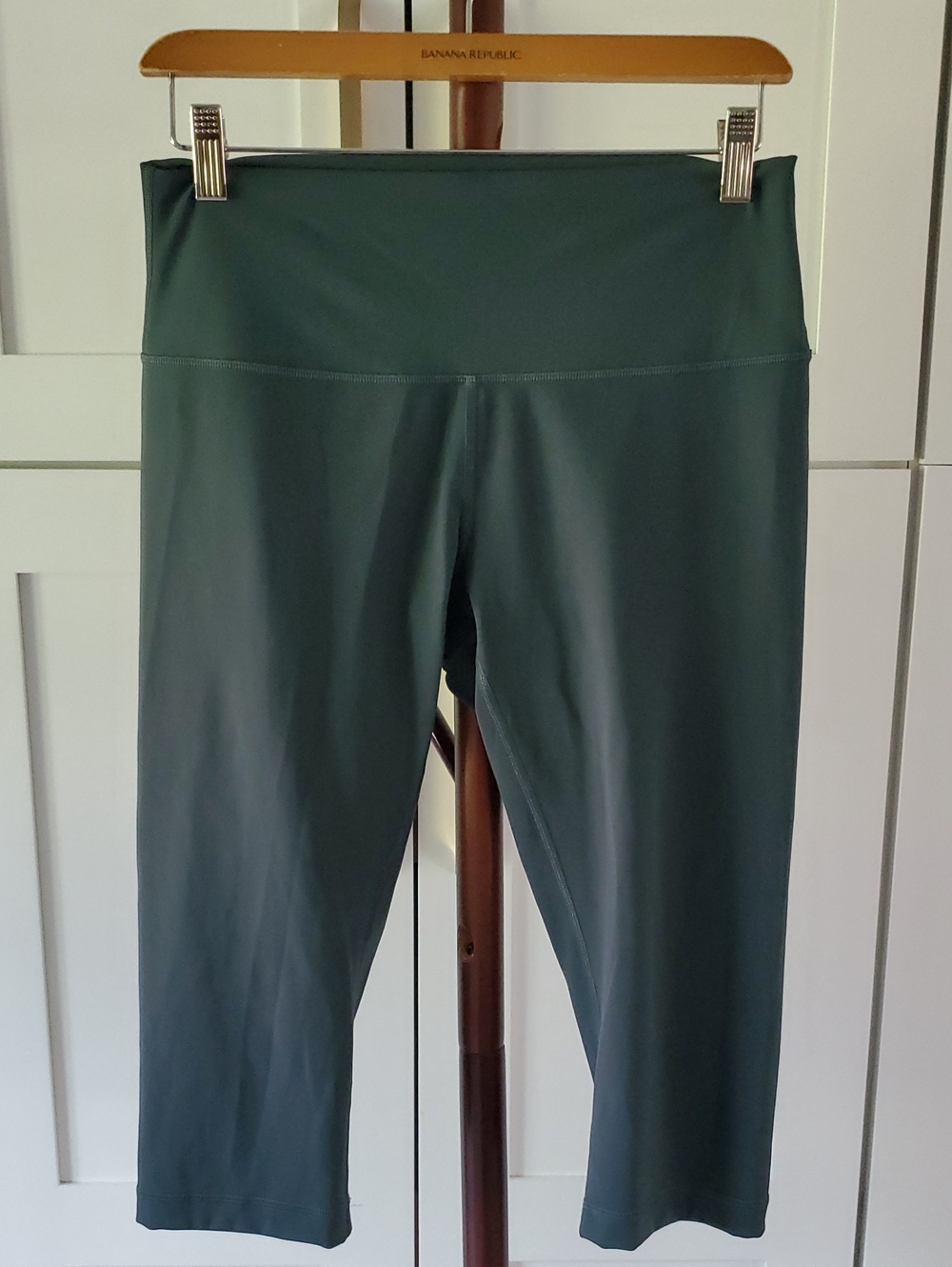Lululemon Wunder Under Crop Legging Womens 10 Green 17 Luxtreme High Rise W6AIOS